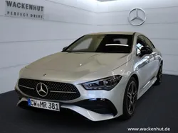 Silber Gebraucht 2024 Mercedes CLA200 AMG line Coupé | 39.400 € (Fairer Preis)