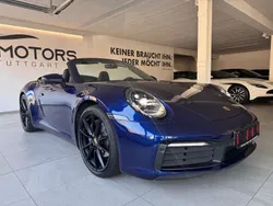 Blau Gebraucht 2021 Porsche 911 Carrera Cabriolet Cabrio | 113.300 € (Superpreis)