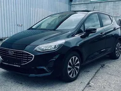 Obsidianschwarz metallic Gebraucht 2022 Ford Fiesta Titanium X Kleinwagen | 16.300 € (Superpreis)