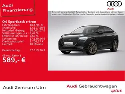 Mythosschwarz metallic Gebraucht 2024 Audi Q4 Sportback e-tron Ambiente SUV | 48.470 € (Guter Preis)