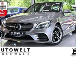 Silber Gebraucht 2019 Mercedes C200 AMG line Limousine | 28.770 € (Teuer)
