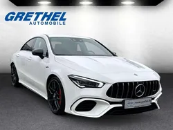 Weiss Gebraucht 2022 Mercedes CLA45 AMG Sport Limousine | 47.950 € (Superpreis)