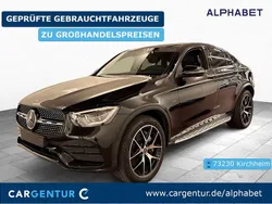 Obsidianschwarz Gebraucht 2020 Mercedes GLC300e AMG line Coupé | 34.697 € (Fairer Preis)