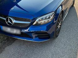 Blau Gebraucht 2019 Mercedes C200 AMG line Cabrio | 27.500 € (Fairer Preis)