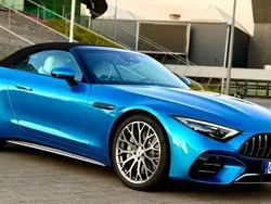 Blau Gebraucht 2023 Mercedes SL43 AMG AMG Cabrio | 95.000 € (Fairer Preis)