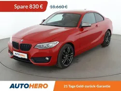 Rot Gebraucht 2014 BMW 220 Sport Line Coupé | 17.430 € (Guter Preis)