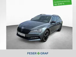 Quarzgrau metallic met. Gebraucht 2022 Skoda Superb SportLine Kombi | 34.660 € (Fairer Preis)