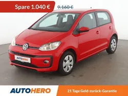 Rot Gebraucht 2019 VW up! move up! Kleinwagen | 8.120 € (Fairer Preis)