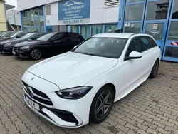Weiß Gebraucht 2022 Mercedes C200 AMG Kombi | 37.990 € (Teuer)