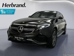 Metalliclack obsidianschwarz Gebraucht 2021 Mercedes EQC400 AMG line SUV | 37.990 € (Fairer Preis)