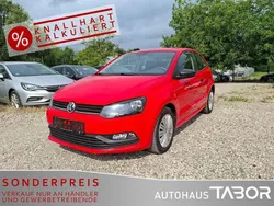 Flashrot Gebraucht 2015 VW Polo Trendline Kleinwagen | 7.485 € (Fairer Preis)