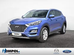Blau (metallic) Gebraucht 2020 Hyundai Tucson Trend SUV | 17.890 € (Etwas zu teuer)