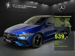 Blau Gebraucht 2023 Mercedes CLA200 AMG Coupé | 35.900 € (Fairer Preis)