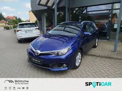 Dark blue mica Gebraucht 2016 Toyota Auris Touring Sports Edition-S Kombi | 10.490 € (Superpreis)