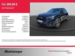 Schwarz Gebraucht 2022 Audi Q3 S-Line SUV | 31.990 € (Guter Preis)