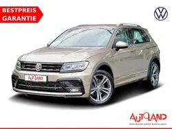 Beige Gebraucht 2018 VW Tiguan R-line SUV | 27.950 € (Superpreis)