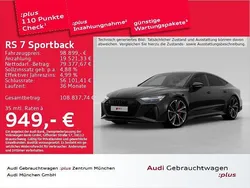 Mythosschwarz metallic Gebraucht 2022 Audi RS7 Sportback Ambiente Kleinwagen | 98.899 € (Etwas zu teuer)
