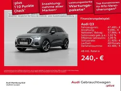 G3 nanograu metallic Gebraucht 2024 Audi Q3 S-Line SUV | 47.440 € (Fairer Preis)