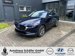 Deep crystal blue Gebraucht 2024 Mazda CX-30 Exclusive-Line SUV | 27.998 € (Fairer Preis)