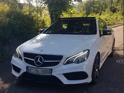 Weiß Gebraucht 2015 Mercedes E220 AMG Cabrio | 25.999 €