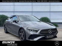 Mountaingrau (grau) Gebraucht 2024 Mercedes A220 AMG Limousine | 36.885 € (Fairer Preis)