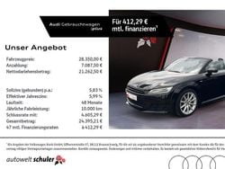 Mythosschwarz metallic Gebraucht 2016 Audi TT Roadster Design Cabrio | 28.350 € (Guter Preis)