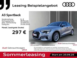 Silber Neu 2025 Audi A3 Sportback Sport Limousine | 35.444 € (Guter Preis)