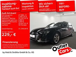 Brillantschwarz Gebraucht 2023 Audi A4 Advanced Plus Kombi | 27.980 € (Guter Preis)