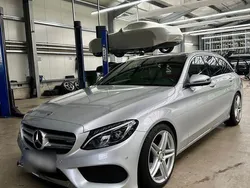 Silber Gebraucht 2015 Mercedes C200 AMG line Kombi | 15.900 € (Teuer)
