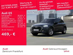 Mythosschwarz metallic/mythoss Gebraucht 2022 Audi Q5 SUV | 38.850 € (Guter Preis)