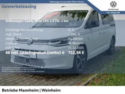 Weiß (candyweiß) Neu 2025 VW Caddy Maxi Life Life Van / Kleinbus | 59.173 €