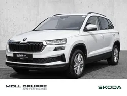Moonweiß perleffekt Gebraucht 2024 Skoda Karoq Selection SUV | 31.990 € (Guter Preis)