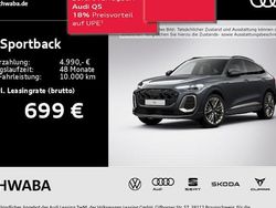 Grau Neu 2025 Audi Q5 Sportback S-Line SUV | 71.990 € (Etwas zu teuer)