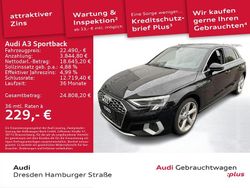 Brillantschwarz Gebraucht 2021 Audi A3 Sportback e-tron Ambiente Kleinwagen | 22.490 € (Fairer Preis)