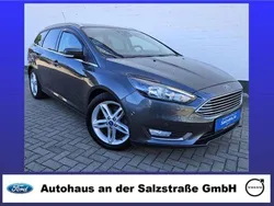 Magneticgrau (metallic) Gebraucht 2015 Ford Focus Titanium Kombi | 9.798 € (Etwas zu teuer)