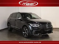 Schwarz Gebraucht 2021 VW Tiguan Allspace R-line SUV | 30.900 € (Fairer Preis)