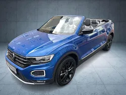 Blau Gebraucht 2021 VW T-Roc Cabriolet Style Cabrio | 23.480 € (Guter Preis)