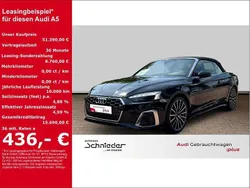 Schwarz Gebraucht 2024 Audi A5 Cabriolet S-line plus Cabrio | 51.390 € (Fairer Preis)