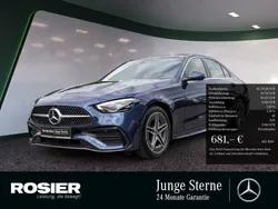Blau / sodalithblau (metallic) Gebraucht 2024 Mercedes C300 AMG Limousine | 48.747 € (Fairer Preis)