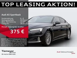 Schwarz Gebraucht 2024 Audi A5 Sportback S-Line Limousine | 44.960 € (Fairer Preis)