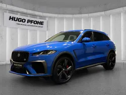 Ultra blue Gebraucht 2021 Jaguar F-Pace SVR SUV | 56.689 € (Etwas zu teuer)