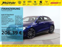 Blau Gebraucht 2023 Audi A3 S-Line Limousine | 26.444 € (Guter Preis)