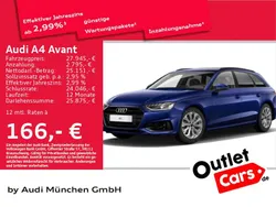 Navarrablau metallic Gebraucht 2022 Audi A4 Ambiente Kombi | 26.946 € (Guter Preis)