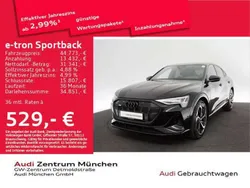 Mythosschwarz metallic Gebraucht 2022 Audi e-tron S-Line SUV | 44.773 € (Teuer)