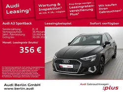 Schwarz Gebraucht 2024 Audi A3 Sportback Advanced Plus Limousine | 32.650 € (Guter Preis)