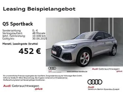 Silber Gebraucht 2024 Audi Q5 Sportback S-Line SUV | 51.888 € (Fairer Preis)