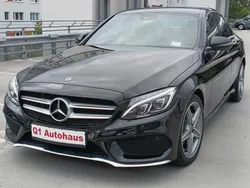 Obsidianschwarz Gebraucht 2019 Mercedes C180 AMG line Limousine | 23.450 € (Fairer Preis)