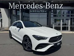 Polarweiß Gebraucht 2024 Mercedes CLA220 Shooting Brake AMG Kombi | 39.880 € (Teuer)