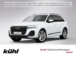 Gletscherweiß metallic Gebraucht 2025 Audi Q7 S-Line SUV | 64.690 €
