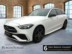 Unilack polarweiß Gebraucht 2022 Mercedes C300e AMG Kombi | 41.400 € (Etwas zu teuer)